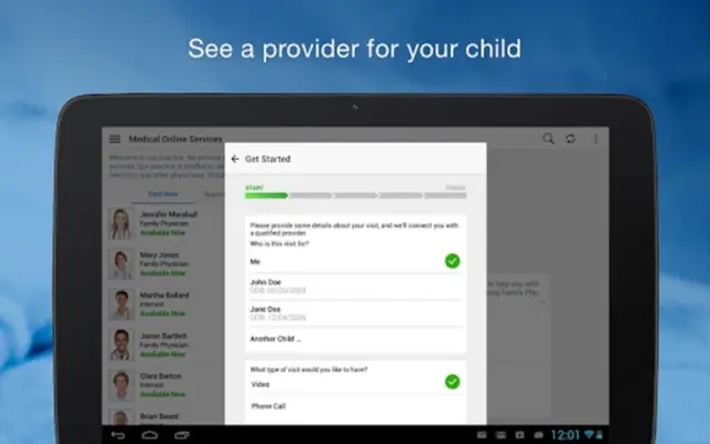 MedStar eVisit - See a provider 24/7 android App screenshot 5